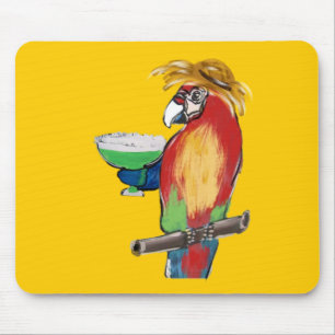 Margarita Parrots Mousepad