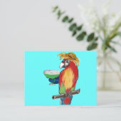 Margarita Parrots Postkarte (Stehend Vorderseite)