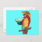 Margarita Parrots Postkarte (Vorne/Hinten)