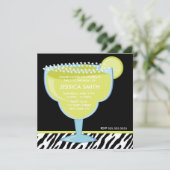 Margarita-Party Einladung (Stehend Vorderseite)