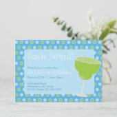 Margarita-Party Einladung (Stehend Vorderseite)