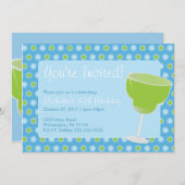 Margarita-Party Einladung (Vorne/Hinten)