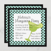 Margarita Party Einladung (Vorne/Hinten)