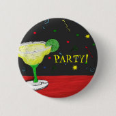 Margarita-Party-Knopf Button (Vorderseite)