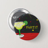 Margarita-Party-Knopf Button (Vorne & Hinten)