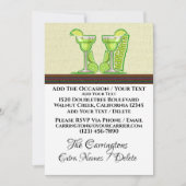 Margarita Party - Siehe Umkehrung - Einladung (Vorderseite)