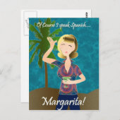Margarita Postkarte (Vorne/Hinten)