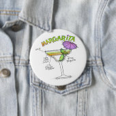MARGARITA RECIPE COCKTAIL ART BUTTON (Beispiel)