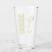 Margarita Recipe Glas (Rückseite)