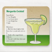 Margarita Recipe Mousepad (Vorne)