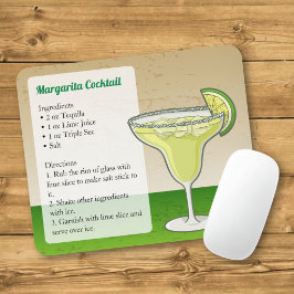 Margarita Recipe Mousepad