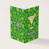 Margarita Recipe Visitenkarten (Vorderseite)