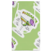 MARGARITA-REZEPT-COCKTAIL-KUNST KLEINE GESCHENKTÜTE (Vorderseite)