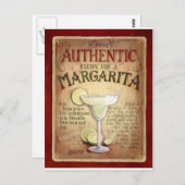 Margarita Rezept Postkarte (Vorne/Hinten)