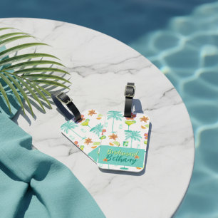 Margarita-Schleier Tropical Junggesellinnenabschie Gepäckanhänger