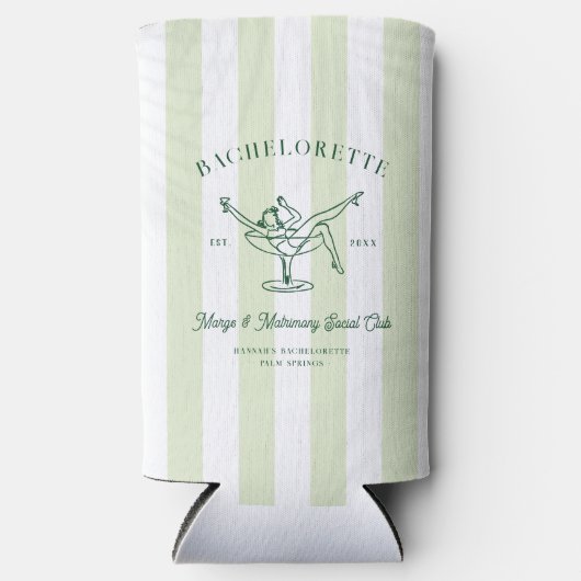 Margarita Social Club | Bachelorette Selters Dosenkühler (Vorderseite)