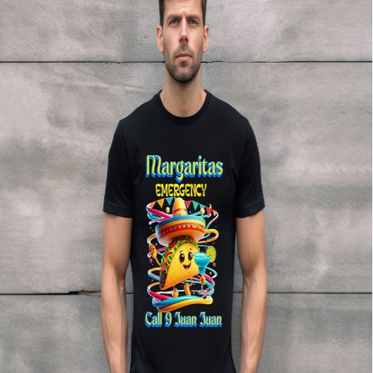 Margarita Sombrero-Wearing Octopus T-Shirt