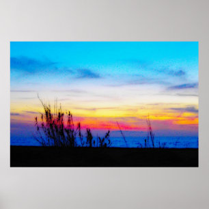 Margarita-Sonnenuntergang-Plakat Poster