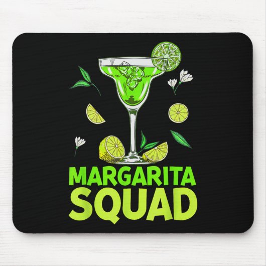 Margarita Squad Cinco de Mayo Kostüme für Mexiko Mousepad (Vorne)