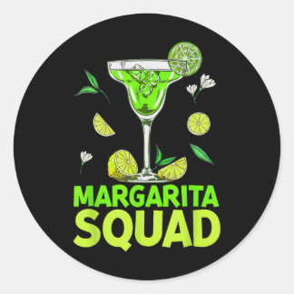Margarita Squad Cinco de Mayo Kostüme für Mexiko Runder Aufkleber