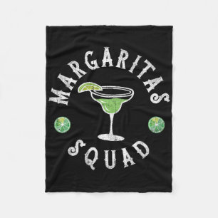 Margarita Squad Funny Cinco De Mayo Männer Frauen Fleecedecke