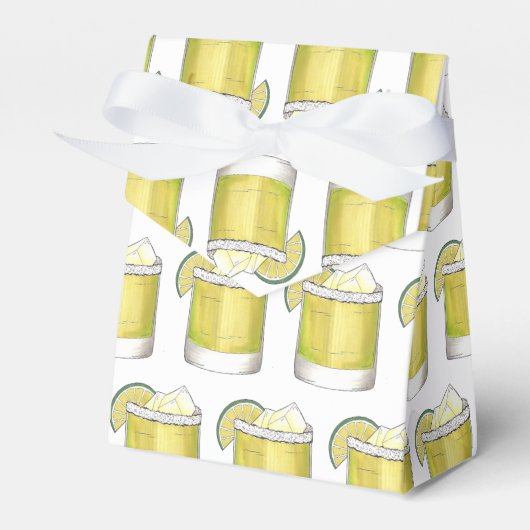 Margarita Summer Cocktail Mixed Drink Lime Green Geschenkschachtel (Vorderseite)