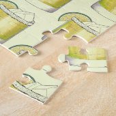 Margarita Summer Cocktail Mixed Drink Lime Green Puzzle (Seite)