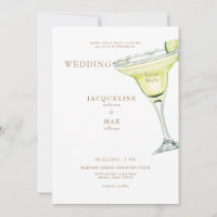 Margarita Texas Style Gold Text Hochzeit