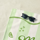 Margarita thematischer Junggeselinnen-Abschied Strandtuch (Beispiel)