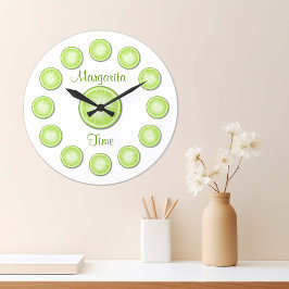 Margarita Time Clock Große Wanduhr