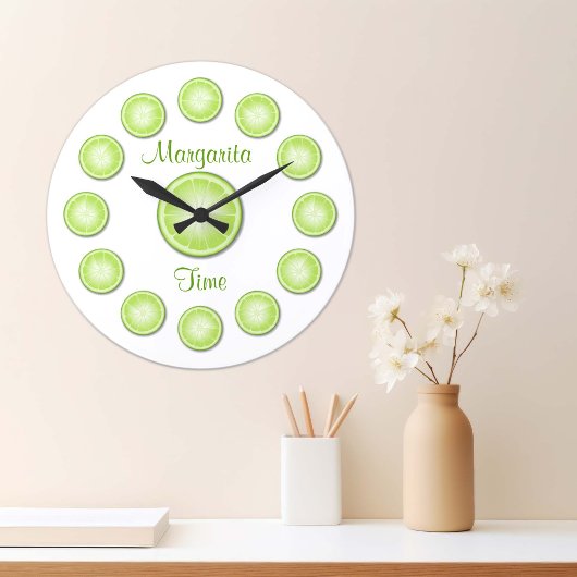 Margarita Time Clock Große Wanduhr