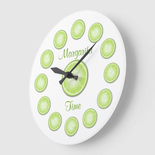 Margarita Time Clock Große Wanduhr (Winkel)