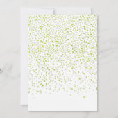 Margarita Tropical Floral Birthday Invitation Einladung (Rückseite)