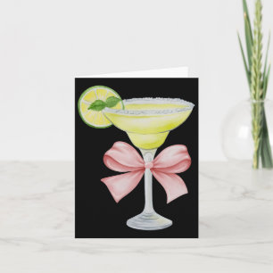 Margarita und Bow Coquette Cinco de Mayo Karte