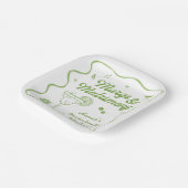 Margarita und Matrimony Bachelorette Pappteller (Gewinkelt)