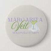 Margarita Veil - Fun Junggeselinnen-Abschied Button (Vorderseite)