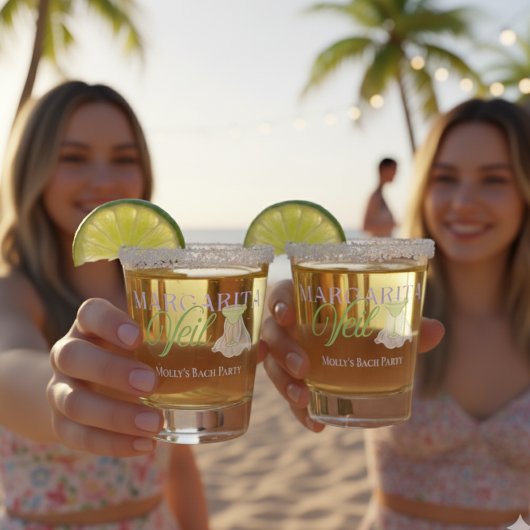 Margarita Veil - Fun Junggeselinnen-Abschied Schnapsglas