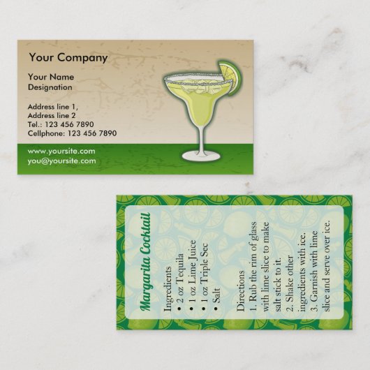Margarita Visitenkarte (Vorne/Hinten)