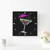 MARGARITA WALL CLOCK QUADRATISCHE WANDUHR (Zuhause)