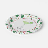 Margarita Wedding Junggeselinnen-Abschied, Final F Pappteller (Schrägansicht)