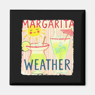 Margarita Wetter Retro Sommer Strandurlaub  Magnet