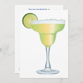 Margarita-Zeit Einladung (Vorne/Hinten)