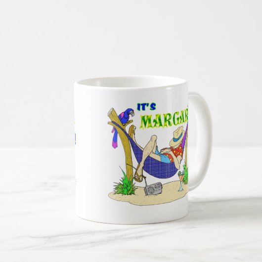 MARGARITA-Zeit Kaffeetasse (VorderseiteRechts)