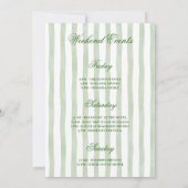 Margaritas and lime Bridal shower Einladung (Rückseite)