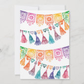 Margaritas before Marriage Fiesta Bridal Shower Einladung (Rückseite)