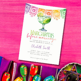 Margaritas before Marriage Fiesta Bridal Shower Einladung