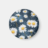 MARGARITAS BLANCA FONDO AZUL MAGNET (Vorne)