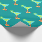 Margaritas-Entwurfs-Packpapier Geschenkpapier (Ecke)