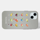 Margaritas für jeden Monogramm  Case-Mate iPhone Hülle (Rückseite (Horizontal))