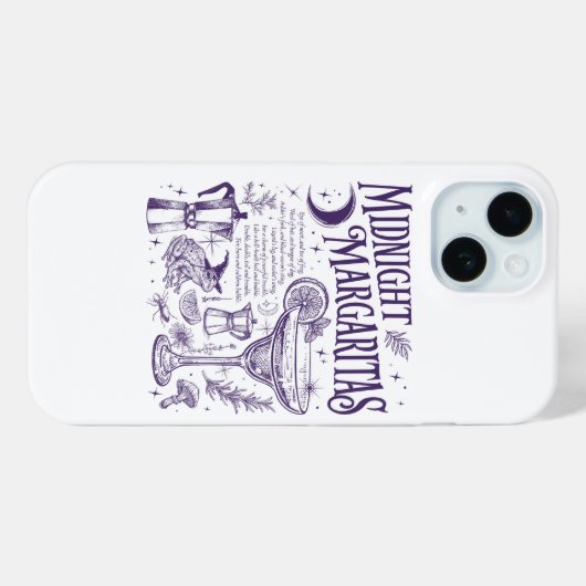 Margaritas Halloween Shirt Case-Mate iPhone Hülle (Rückseite (Horizontal))